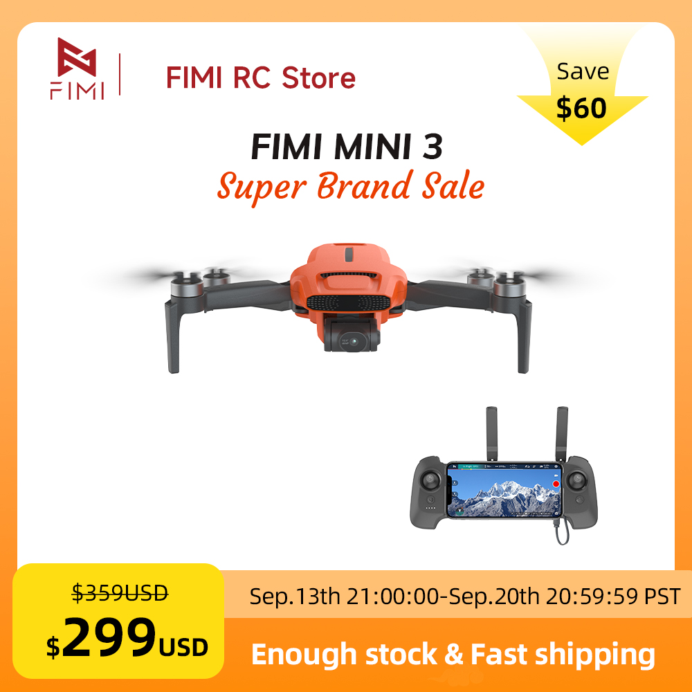 Drone Gimbal 3 Axis - FIMI MINI 3 카메라 드론 4K