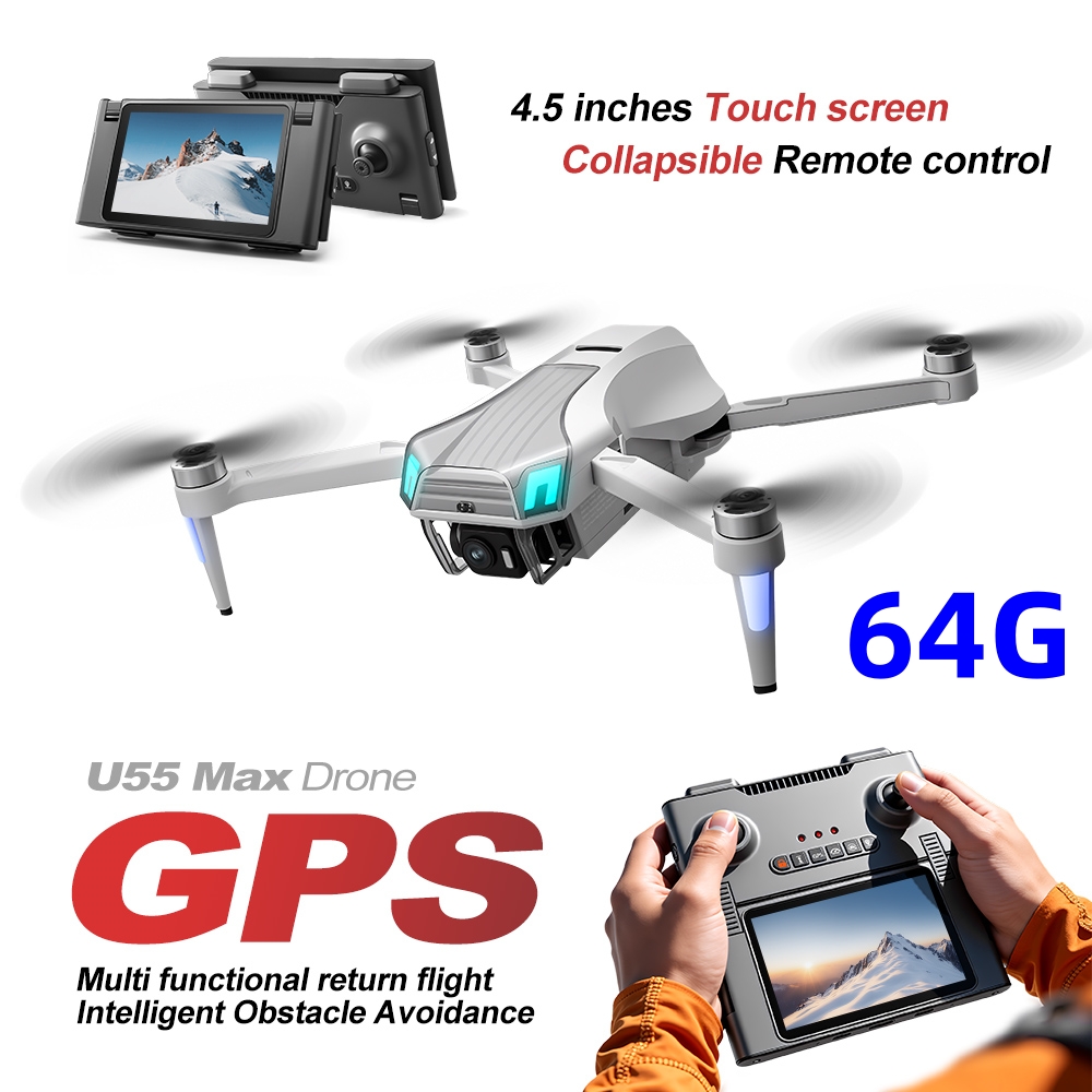 NCZOBOE U55 GPS 드론, 스크린 리모컨, 8 - Drone Gimbal 2 Axis 리뷰 및 가격