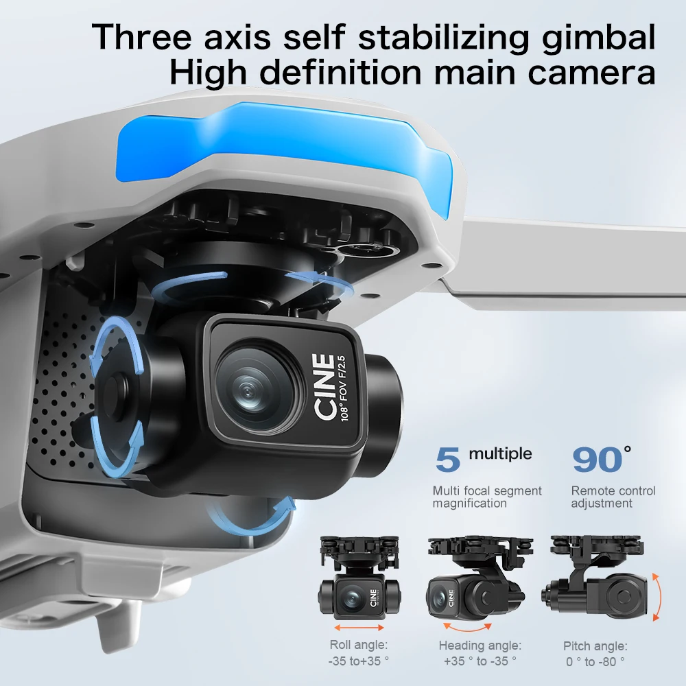 오리지널 S-X1 GPS 드론 8K HD 카메라 5G  - Drone Gimbal 3 Axis 리뷰 및 가격