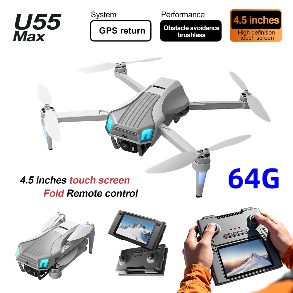 NCZOBOE U55 옵티컬 플로우 GPS 드론 4K  - Drone Gimbal 2 Axis 리뷰 및 가격