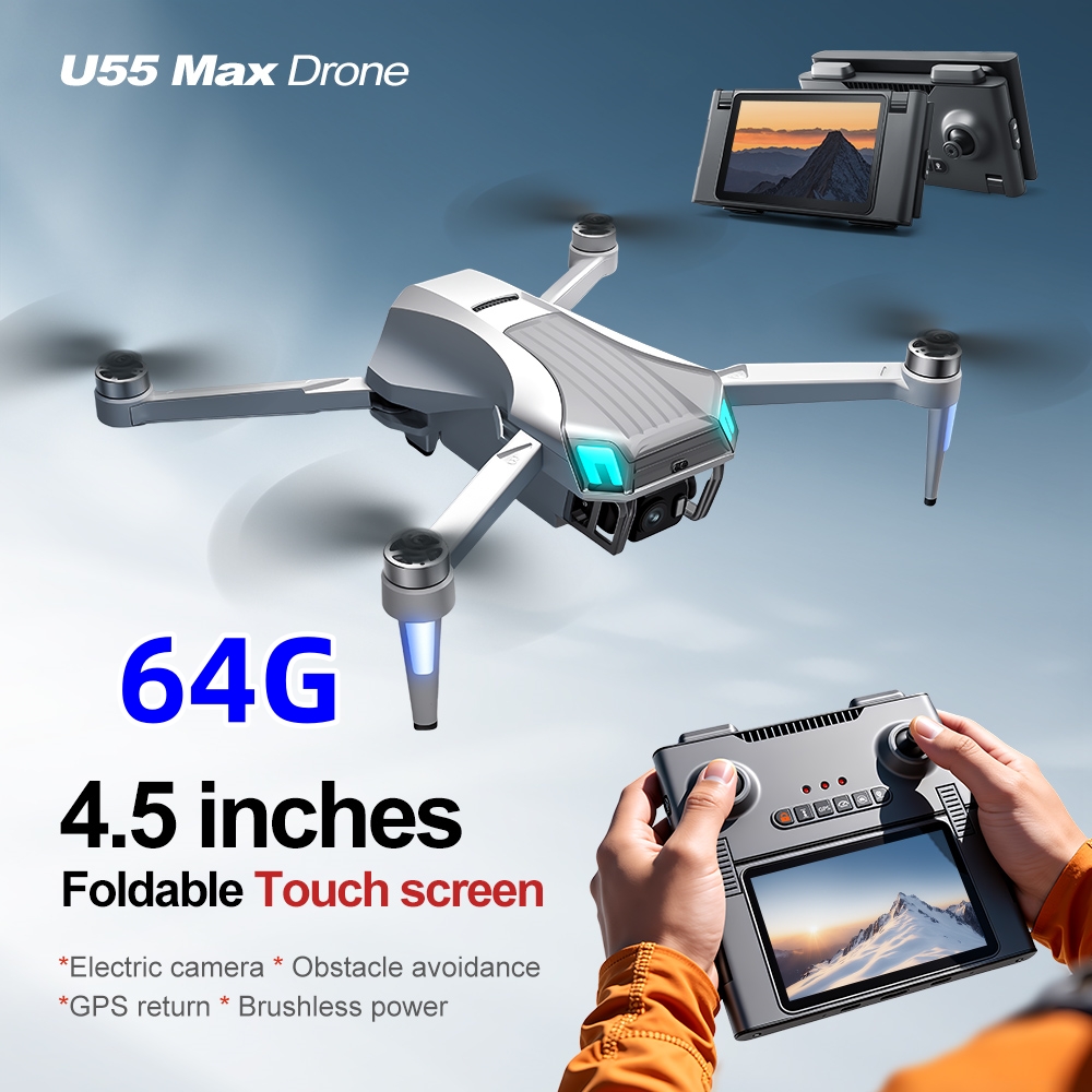 NCZOBOE U55 옵티컬 플로우 GPS 드론 4K  - Drone Gimbal 2 Axis 리뷰 및 가격