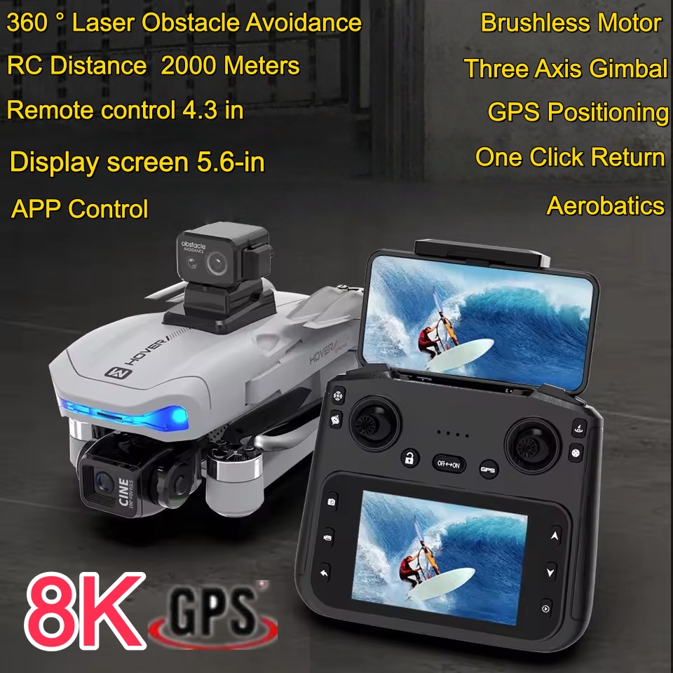 2KM 3축 짐벌 드론 8K HD 듀얼 카메라 듀얼 모 - Drone Gimbal 3 Axis 리뷰 및 가격